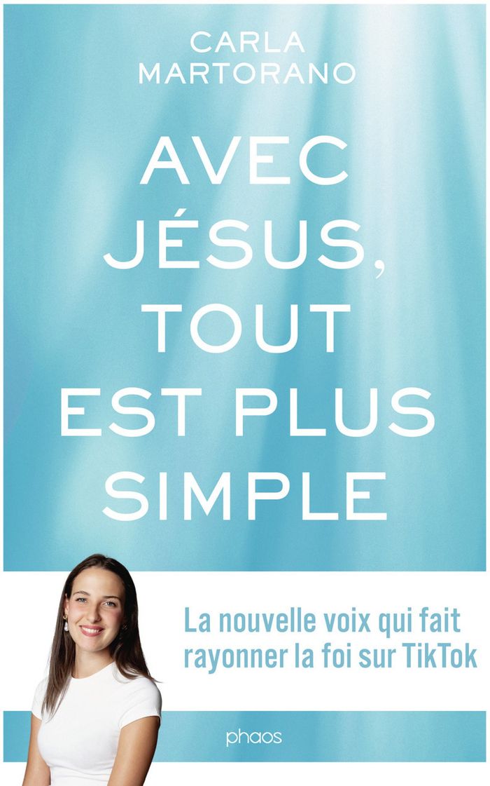 Couverture du livre « AVEC JESUS, TOUT EST PLUS SIMPLE », librairie Les Contes Infusés à Corte