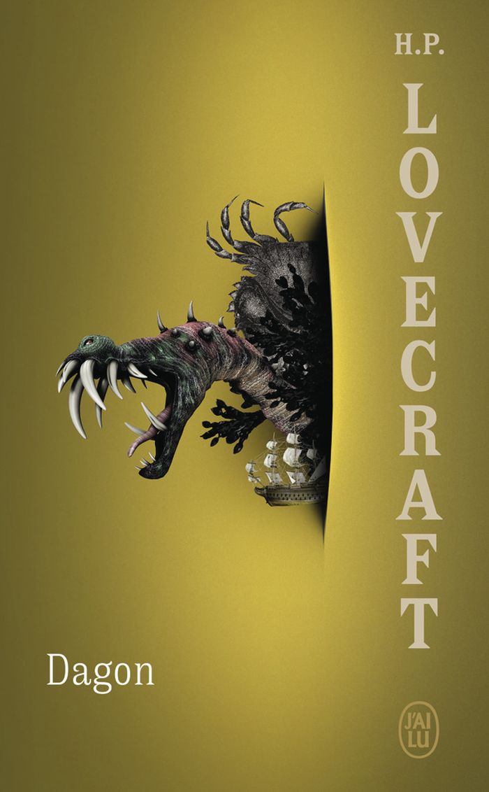 Couverture du livre « DAGON » de Lovecraft Howard P., librairie Les Contes Infusés à Corte