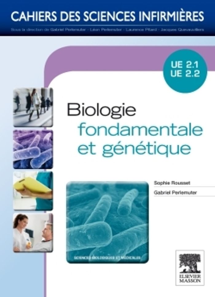 Couverture du livre « BIOLOGIE FONDAMENTALE ET GENETIQUE - UNITE D'ENSEIGNEMENT 2.1 ET 2.2 » de Rousset/perlemuter, librairie Les Contes Infusés à Corte