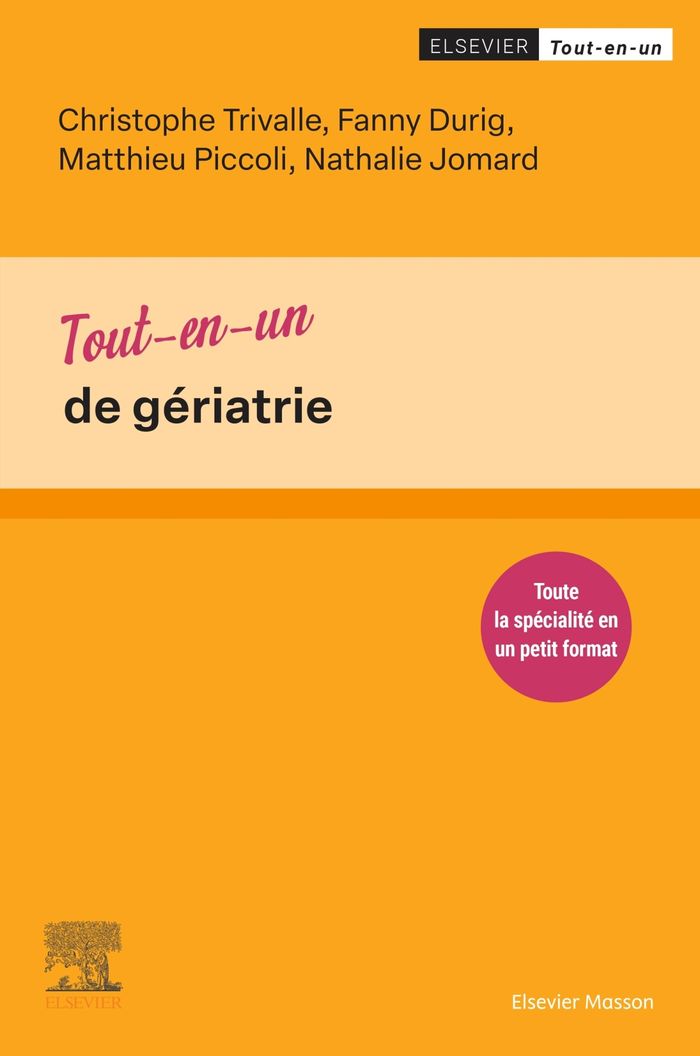 Couverture du livre « Tout-en-un de gériatrie » de coordination, librairie Les Contes Infusés à Corte