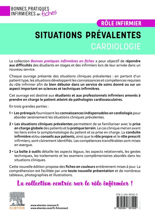 Quatrième de couverture de « Situations prévalentes : cardiologie »