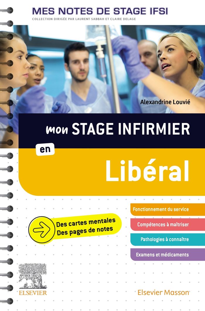 Couverture du livre « Mon stage infirmier en libéral », librairie Les Contes Infusés à Corte