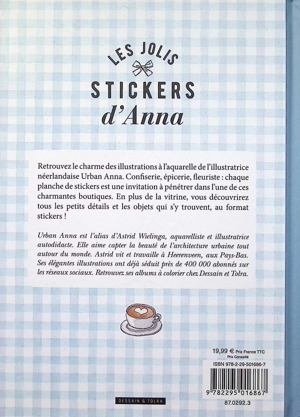 Quatrième de couverture de « LES JOLIS STICKERS D'ANNA »
