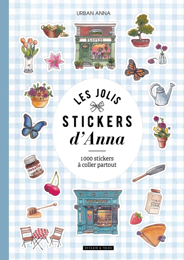 Couverture du livre « LES JOLIS STICKERS D'ANNA » de Xxx, librairie Les Contes Infusés à Corte