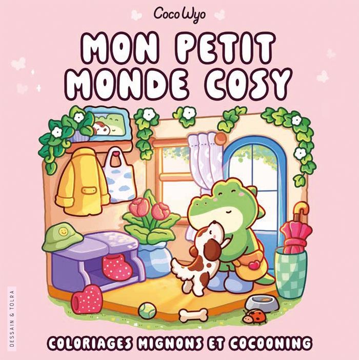 Couverture : COCO WYO - MON PETIT MONDE COSY - COLORIAGES MIGNONS ET COCOONING - COSY COLO