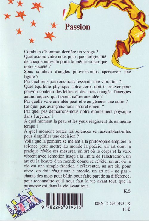 Quatrième de couverture de « PASSION »