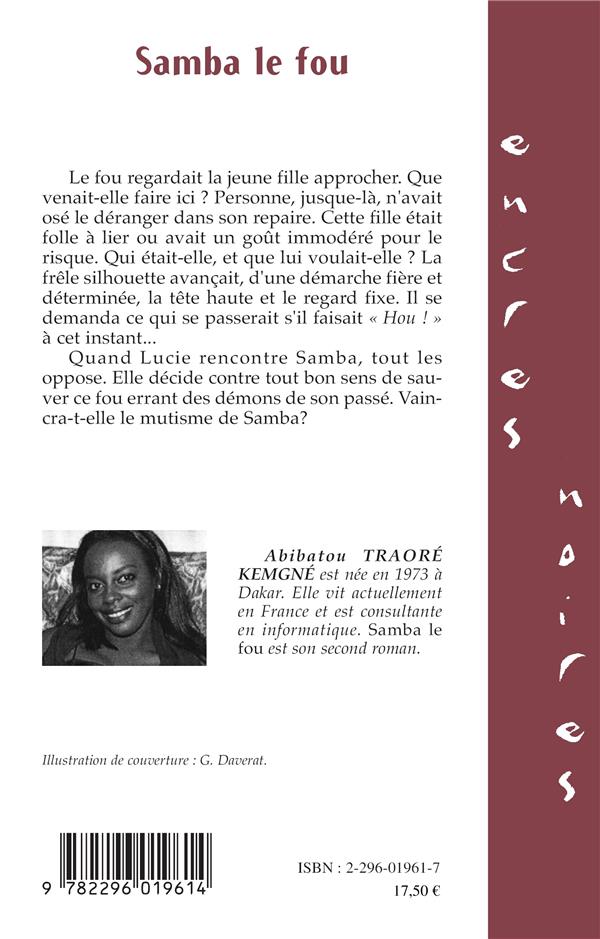 Quatrième de couverture de « SAMBA LE FOU »