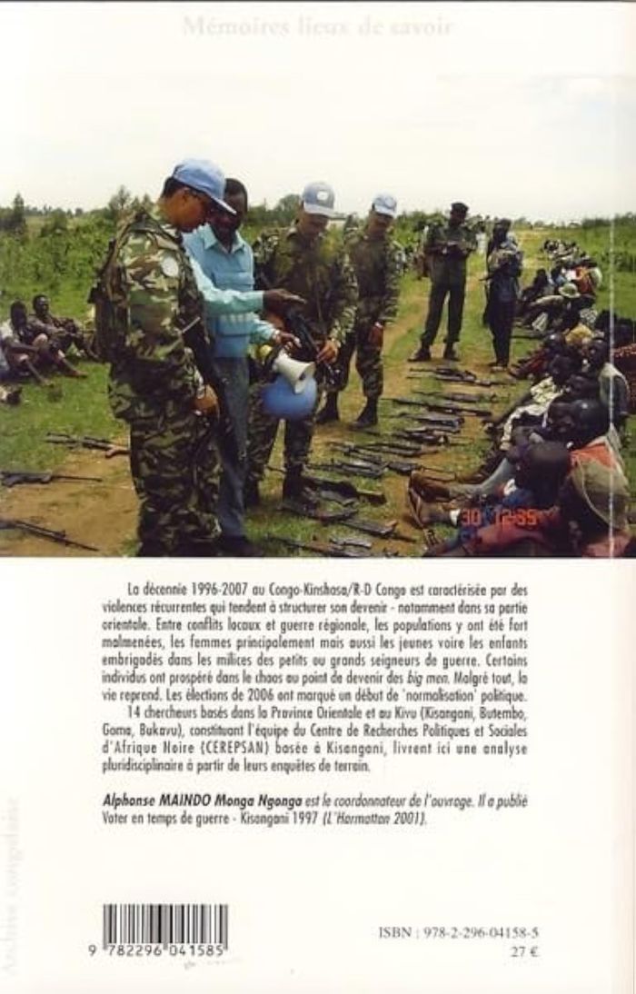 Couverture du livre « DES CONFLITS LOCAUX A LA GUERRE REGIONALE EN AFRIQUE CENTRALE - LE CONGO-KINSHASA ORIENTAL 1996-2007 » de Maindo M.N. Alphonse, librairie Les Contes Infusés à Corte