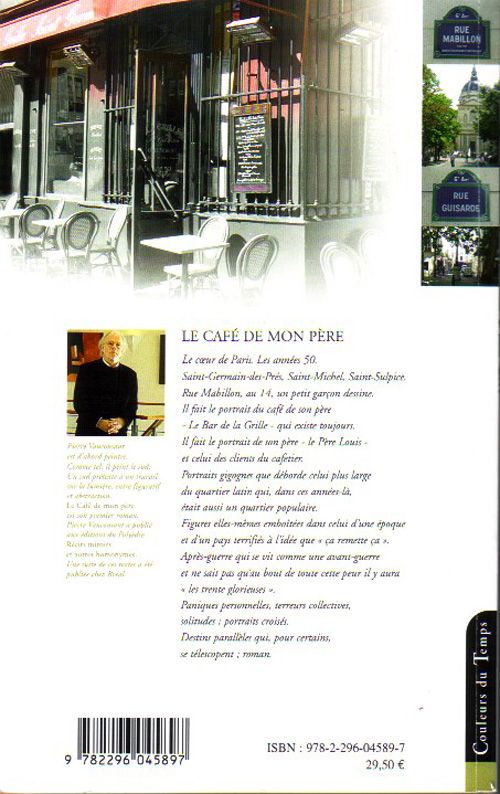 Quatrième de couverture de « LE CAFE DE MON PERE - ROMAN »