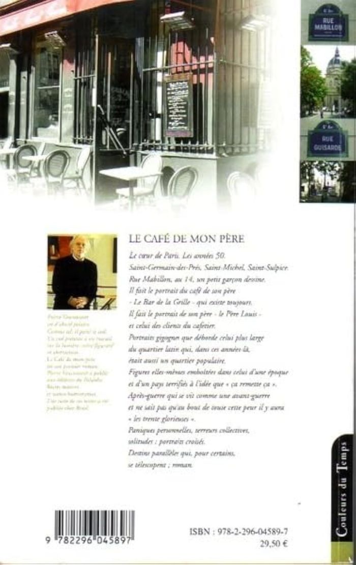 Couverture du livre « LE CAFE DE MON PERE - ROMAN » de Pierre Vauconsant, librairie Les Contes Infusés à Corte