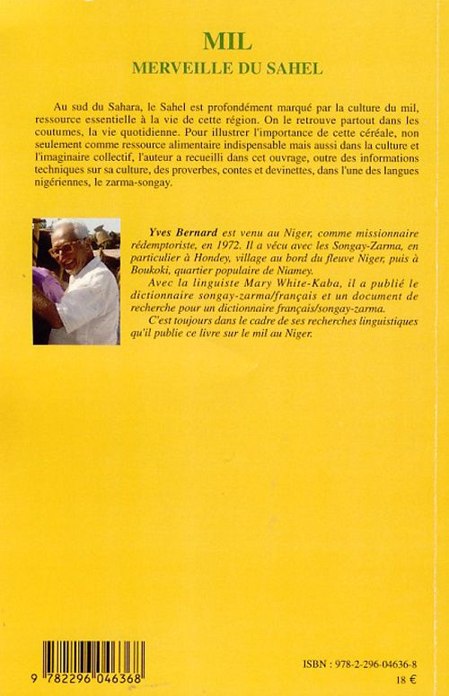 Quatrième de couverture de « MIL MERVEILLE DU SAHEL »