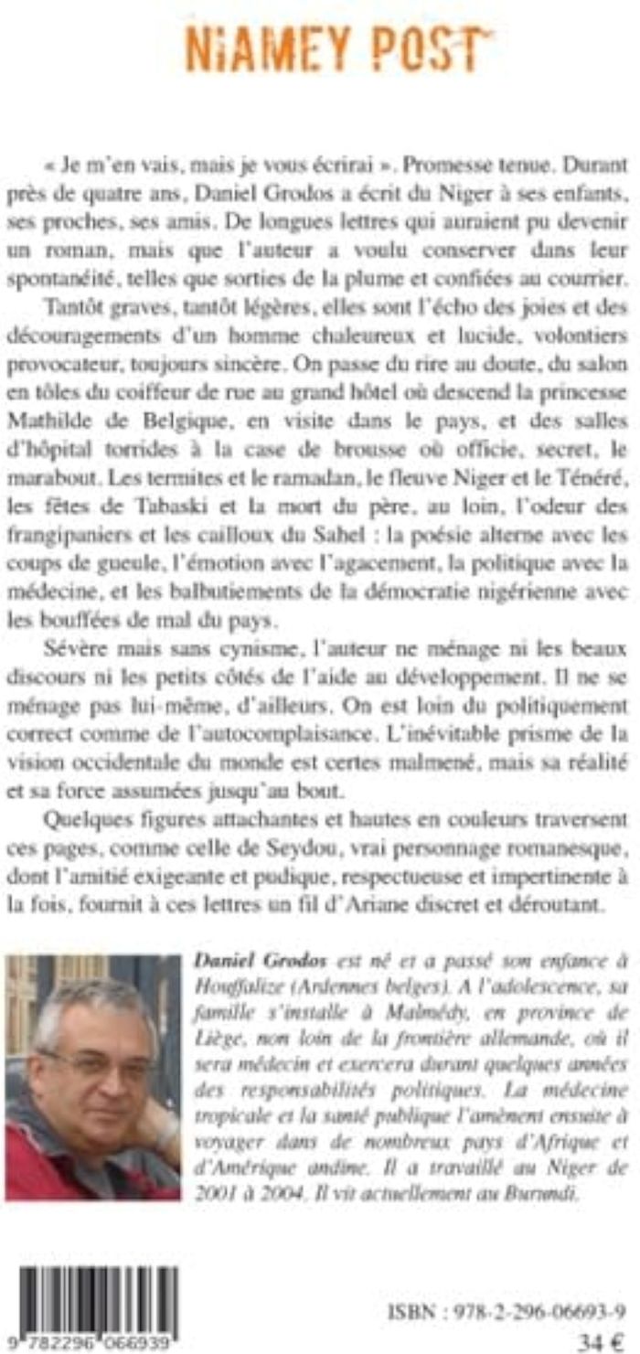 Couverture du livre « NIAMEY POST », librairie Les Contes Infusés à Corte