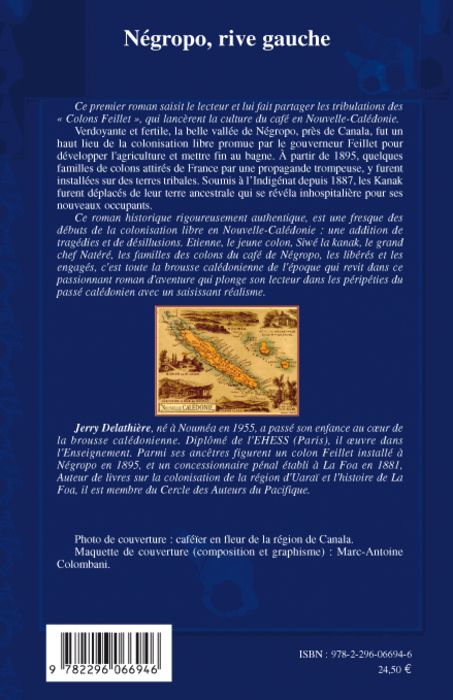 Quatrième de couverture de « NEGROPO RIVE GAUCHE - ROMAN »