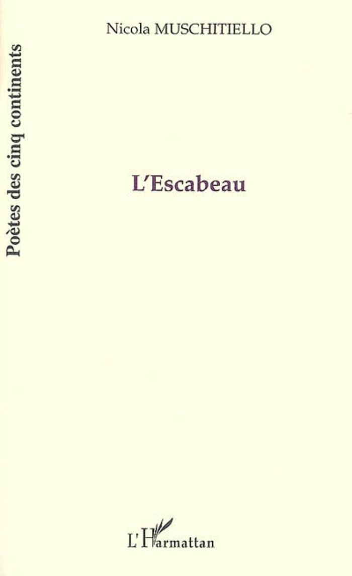Couverture du livre « L'ESCABEAU » de Nicola Muschitiello, librairie Les Contes Infusés à Corte