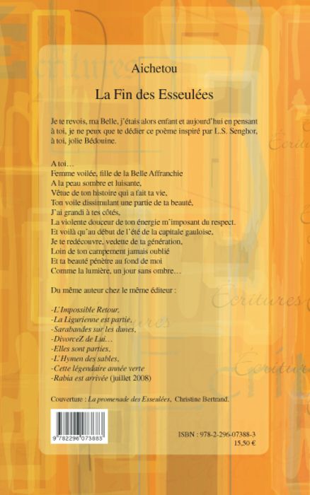 Quatrième de couverture de « LA FIN DES ESSEULEES - CHRONIQUE DU TRARZA »