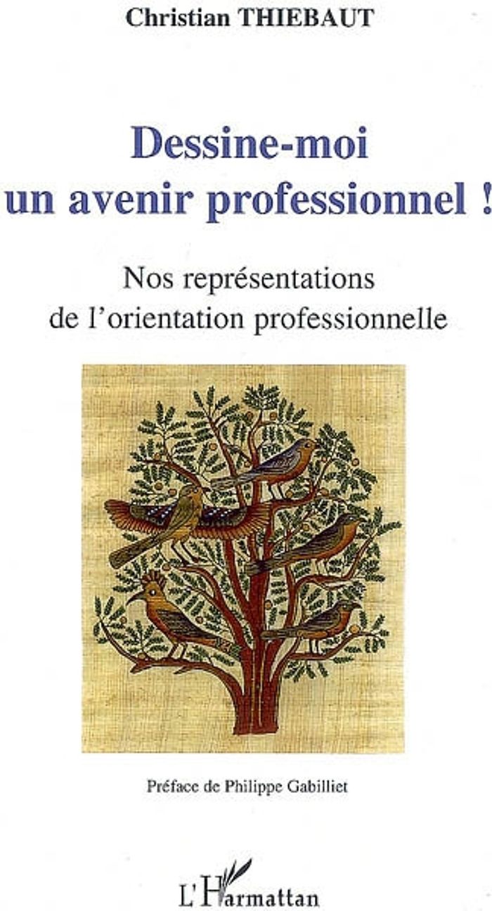 Couverture du livre « DESSINE-MOI UN AVENIR PROFESSIONNEL ! - NOS REPRESENTATIONS DE L'ORIENTATION PROFESSIONNELLE » de Christian Thiebaut, librairie Les Contes Infusés à Corte