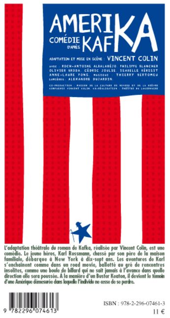 Quatrième de couverture de « AMERIKA »