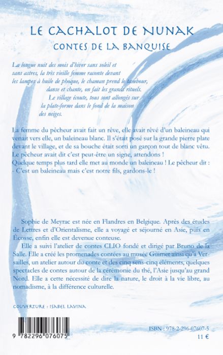 Quatrième de couverture de « LE CACHALOT DE NUNAK »