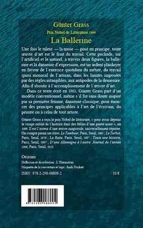 Quatrième de couverture de « LA BALLERINE »