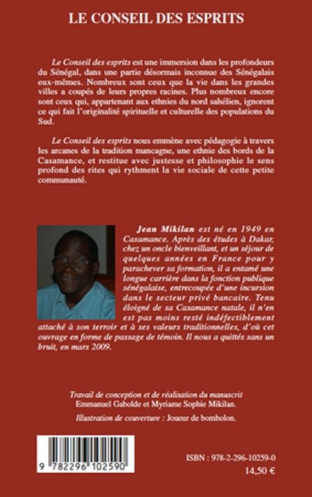 Quatrième de couverture de « LE CONSEIL DES ESPRITS »