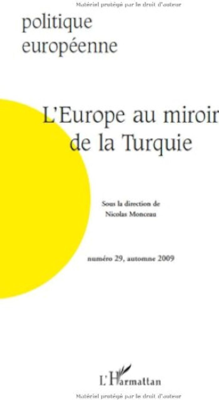 Couverture du livre « L'EUROPE AU MIROIR DE LA TURQUIE - VOL29 » de Xxx, librairie Les Contes Infusés à Corte