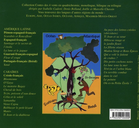 Quatrième de couverture de « LE TIGRE, LE SINGE ET L'HOMME - A PARTIR DE 6 ANS - EDITION BILINGUE »