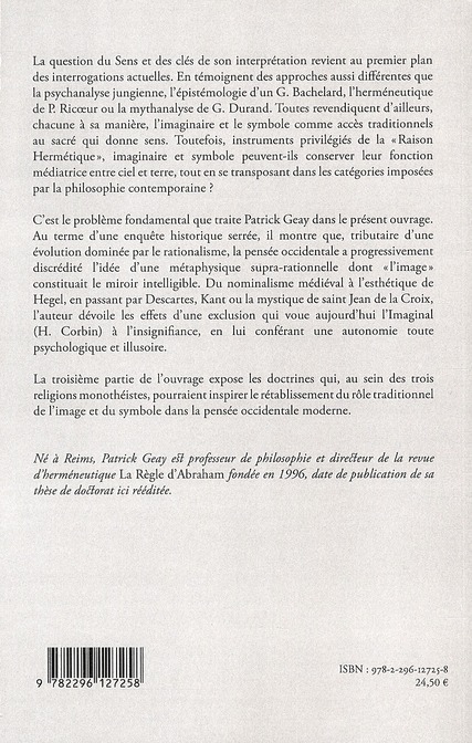 Quatrième de couverture de « HERMES TRAHI - IMPOSTURES PHILOSOPHIQUES ET NEO-SPIRITUALISME - D'APRES L' UVRE DE RENE GUENON »
