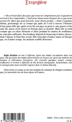 Quatrième de couverture de « ETRANGERE »