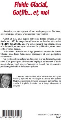 Quatrième de couverture de « FLUIDE GLACIAL, GOTLIB... ET MOI »