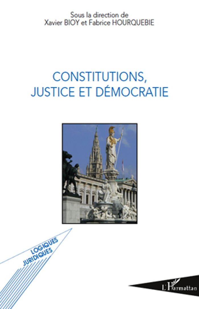 Couverture du livre « CONSTITUTIONS, JUSTICE ET DEMOCRATIE », librairie Les Contes Infusés à Corte