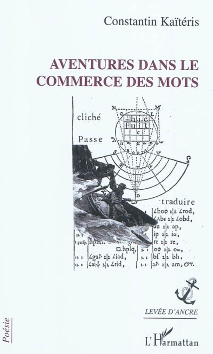 Couverture du livre « AVENTURES DANS LE COMMERCE DES MOTS » de Constantin Kaiteris, librairie Les Contes Infusés à Corte