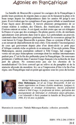 Quatrième de couverture de « AGONIES EN FRANCAFRIQUE »