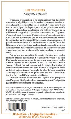 Quatrième de couverture de « LES TSIGANES (TOME II) - VOL02 - L'INTEGRATION EPROUVEE »