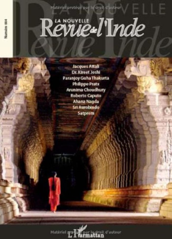 Couverture du livre « LA NOUVELLE REVUE DE L'INDE N 4 » de Pratx/satprem/nagda, librairie Les Contes Infusés à Corte