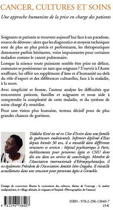 Quatrième de couverture de « CANCER, CULTURES ET SOINS - UNE APPROCHE HUMANISTE DE LA PRISE EN CHARGE DES PATIENTS »