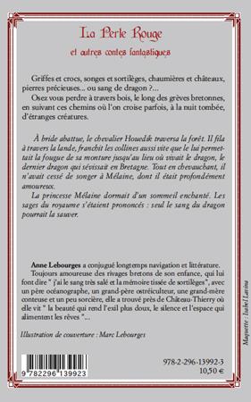 Quatrième de couverture de « LA PERLE ROUGE - ET AUTRES CONTES FANTASTIQUES »