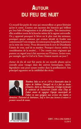 Quatrième de couverture de « AUTOUR DU FEU DE NUIT - CONTES »