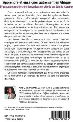 Quatrième de couverture de « APPRENDRE ET ENSEIGNER AUTREMENT EN AFRIQUE (TOME 2) - VOL02 - PRATIQUES ET RECHERCHES EDUCATIVES EN »