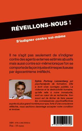 Quatrième de couverture de « REVEILLONS-NOUS ! - S'INDIGNER CONTRE SOI-MEME »