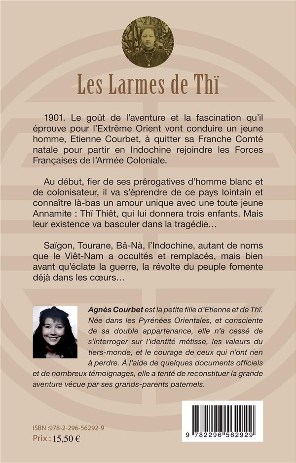 Quatrième de couverture de « LES LARMES DE THI »