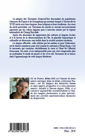 Quatrième de couverture de « PARLONS TAIWANAIS »