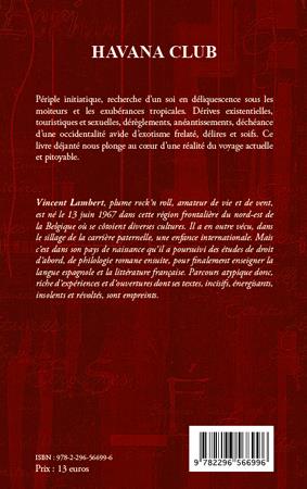 Quatrième de couverture de « HAVANA CLUB »