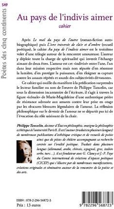 Quatrième de couverture de « AU PAYS DE L'INDIVIS AIMER - CAHIER »