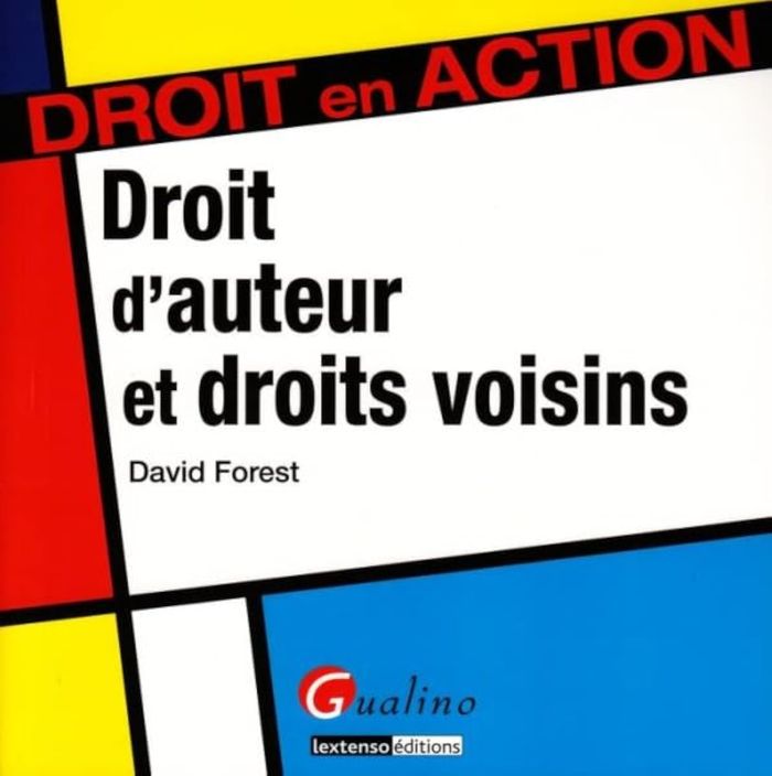 Couverture du livre « DROIT D'AUTEUR ET DROITS VOISINS » de David Forest, librairie Les Contes Infusés à Corte