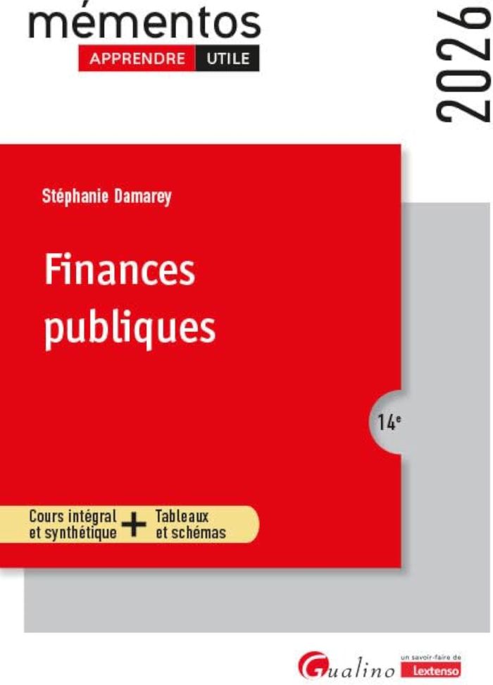 Couverture du livre « Finances publiques : cours intégral et synthétique + tableaux et schémas », librairie Les Contes Infusés à Corte