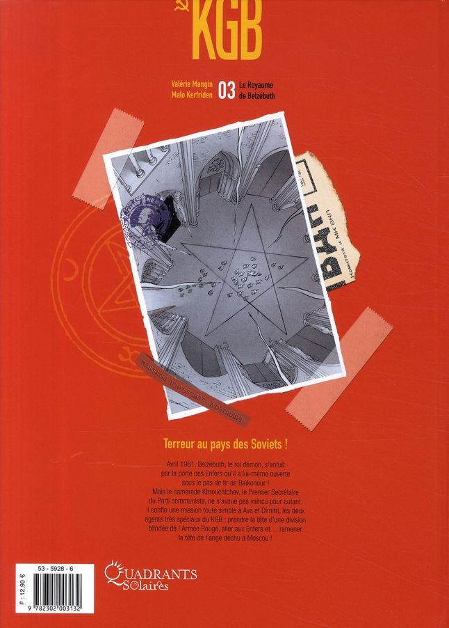 Quatrième de couverture de « KGB T03 - LE CHATEAU DE BELZEBUTH - VOL03 »