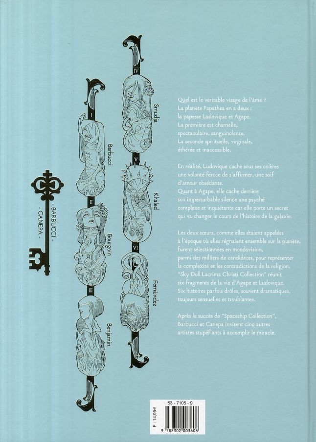 Quatrième de couverture de « SKY DOLL LACRIMA CHRISTI COLLECTION T02 - VOL02 »