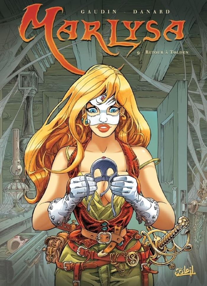 Couverture du livre « MARLYSA T09 - RETOUR A TOLDEN - VOL09 » de Gaudin/danard/guillo, librairie Les Contes Infusés à Corte