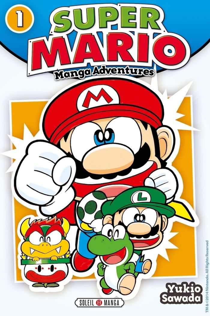 Couverture du livre « SUPER MARIO MANGA ADVENTURES T01 - VOL01 » de Nintendo/sawada, librairie Les Contes Infusés à Corte
