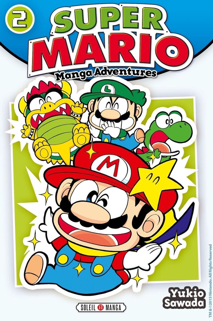 Couverture du livre « SUPER MARIO MANGA ADVENTURES T02 - VOL02 » de Nintendo/sawada, librairie Les Contes Infusés à Corte